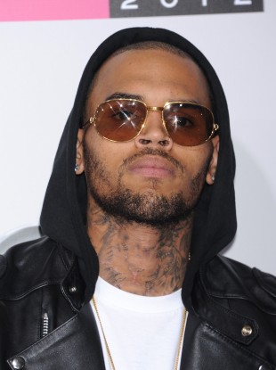 Brown pictured at the American Music Awards on 18 November 