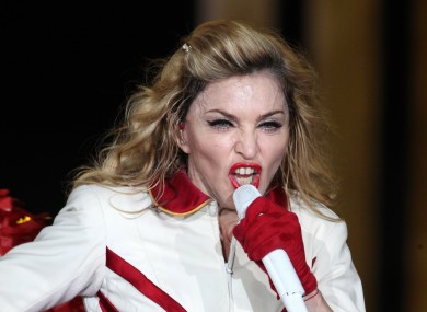 THIS IS THE FACE THAT MADONNA MAY MAKE AT YOU
