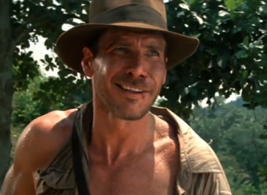 Er, Harrison. Something's wrong with your shirt.