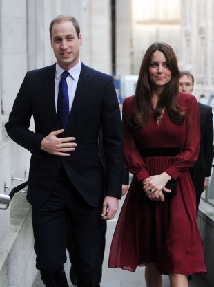 The Duke and Duchess of Cambridge last Friday. 