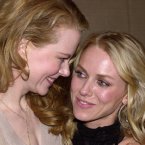 NICOLE KIDMAN AND NAOMI WATSON:  These two became friends as young actresses in Australia and have stuck together ever since.  Just last week Naomi credited Nicole for her support before her career took off, “She kept saying, ‘It’s just going to take one thing, one thing, Nay, and you know, if you’re in a hit film…then everything changes.” AP Photo/Chris Weeks