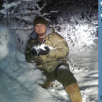 Enjoying some snow.