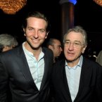 Inside, Bradley Cooper and Robert Deniro were having a great laugh. Would it be so wrong to keep thinking of them as the father and son due they are in Silver Linings Playbook? (John Shearer/Invision/AP)