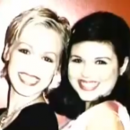 TIFFANI THIESSEN AND JENNIE GARTH:  This is almost too perfect for words.  Kelly from 90210 and Kelly from Saved by the Bell - best mates?  Well it's true.  According to Jennie, after some initial bad blood on the set when Tiffani joined the cast of 90210, they became best friends and have been ever since.  YouTube/sexiilexxie