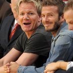 GORDON RAMSAY AND DAVID BECKHAM: These two have been friends for years and Gordon credits David (and Victoria) with being 