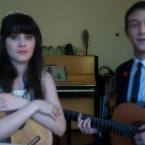 ZOOEY DESCHANEL AND JOSEPH GORDON-LEVITT:  Zooey and Joseph met in the Summer of 2000 on the set of a movie called Manic and have been mates ever since.  If you haven't seen them singing together you should YouTube it right now. YouTube/Hellogiggles