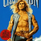 Here he is with a sword, as a champion.