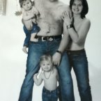'We're having a family portrait taken. Yes, we're calling it JUST JEANS.'