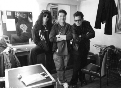 The guy in the middle is Eddie Braun, Sheen's stunt double
