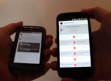 'Bump the app before you bump in the sack'. Yep.