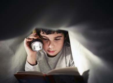 Reading in bed was a much simpler proposition when there was only your mammy to catch you at it...