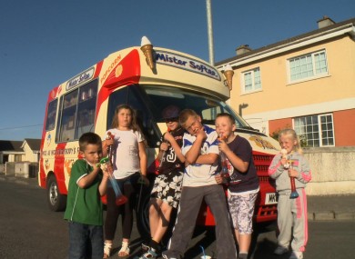 The kids from TV3's The Estate enjoying some treats