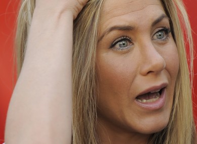Jennifer Aniston learns the news.