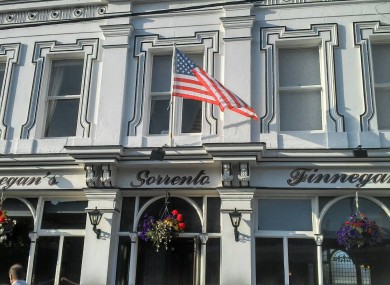 Finnegan's put out the welcome flag