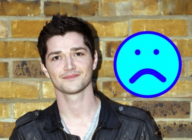 Danny O'Donoghue, hiding his sadness with a smile
