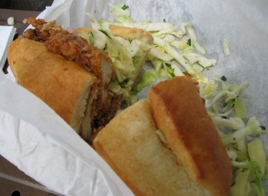 Chicken fillet roll. Delivered straight to your door. 