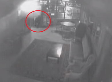 There he is, just looking for a quiet pint. 