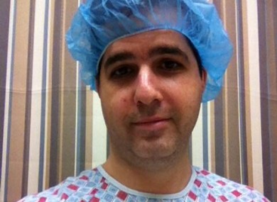 A pre-op Jesse Berney.