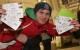 Darren Prendergast from Crumlin was pretty happy with his tickets.<span class=