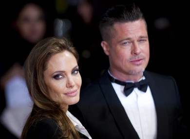 Brad Pitt and Angelina Jolie arriving at the Royal Opera House in London