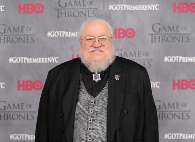 George R R Martin. 