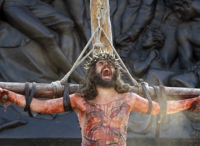 A Passion play in London in 2013