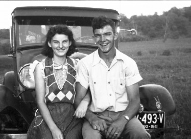 Kenneth and Helen Felumlee in 1941.