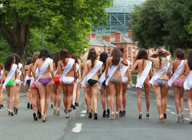 Miss Ireland 2011 contestants. 