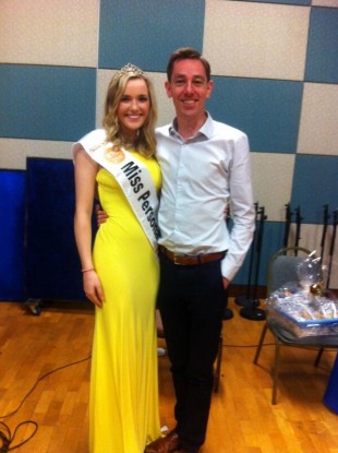 Miss GAA Laura McCormack with Ryan Tubridy. 