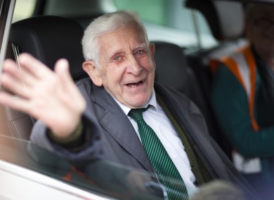 Bernard Jordan on his return to the UK. 