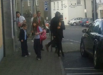 Kim and Kanye hanging around Portlaoise last month.