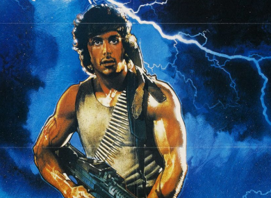 Sylvester Stallone, just hanging out