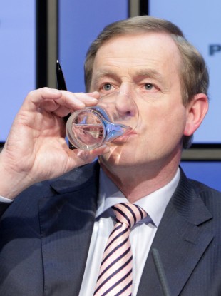 Enda will need more water than this if he's to do the ice bucket challenge