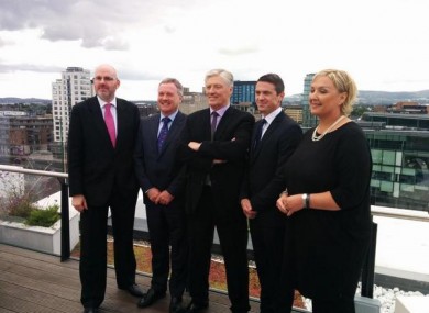 Mary Curtis, far right, at the UTV Ireland launch on 19 August. 