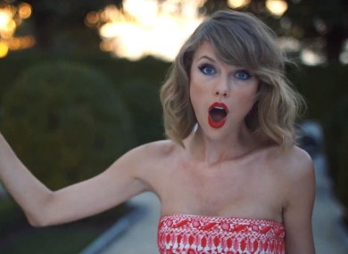 She's got a blank space baby, and she'll right your name. 