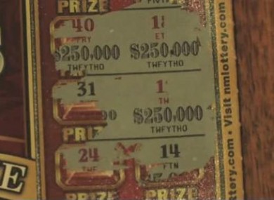The offending ticket