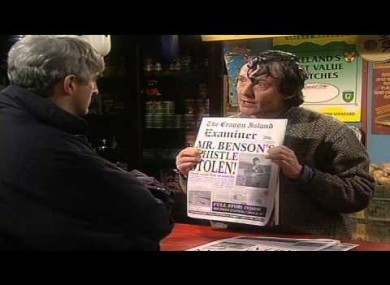 Classic Father Ted episode Old Grey Whistle Theft is on RTÉ 2 this evening 