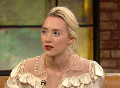 Saoirse Ronan's last Late Late Show appearance. 