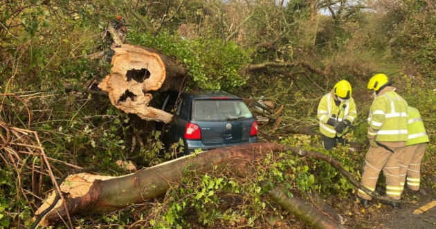 As it happened: Tens of thousands without power and people told to stay indoors in Red counties