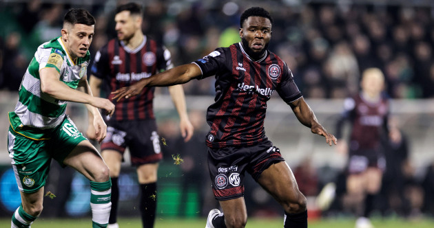 Shamrock Rovers beat toothless Bohs in front of record attendance at Tallaght