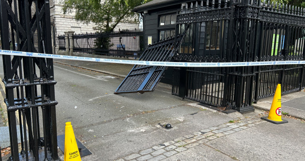 Multiple buildings, including Dept of Taoiseach and Áras an Uachtaráin, rammed by van overnight