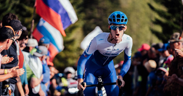 Eddie Dunbar wins stage 11 of Vuelta after strong sprint finish