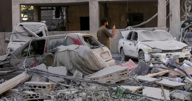 Israel strikes south Beirut suburb 11 consecutive times