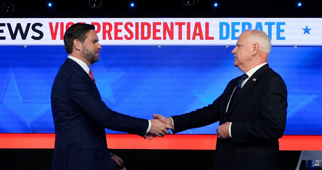 JD Vance and Tim Walz clash over immigration and abortion in US vice-presidential debate