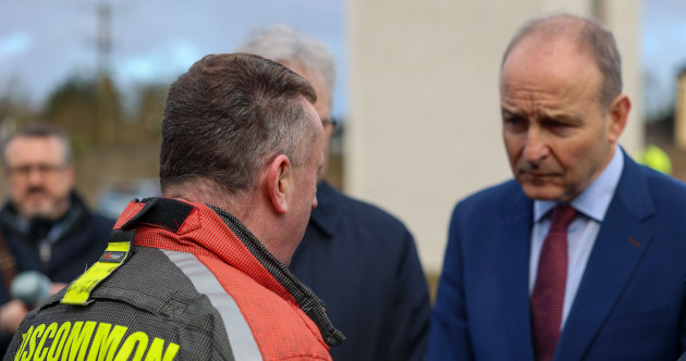 Some tetchy exchanges with Taoiseach over storm preparedness as he visits Roscommon