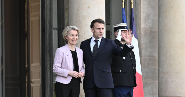 European leaders hold Ukraine crisis talks as von der Leyen calls for 'surge' on defence spending