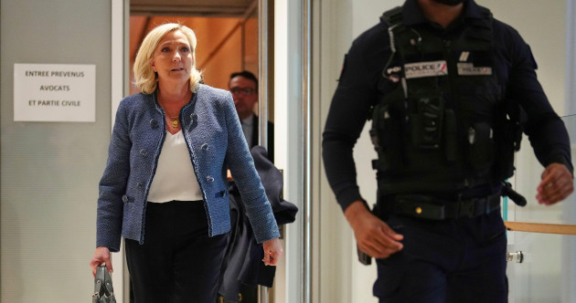 Marine Le Pen attacks five-year ban from running for office as 'political decision'