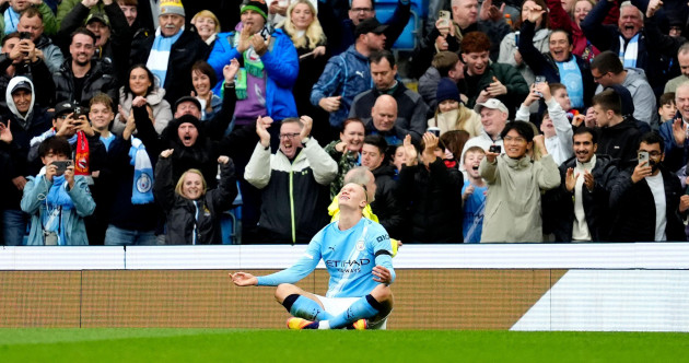 Erling Haaland stars as City down Man United