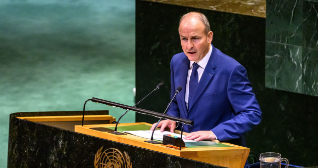 'There cannot be business as usual in the face of genocide': Taoiseach on Gaza at UN
