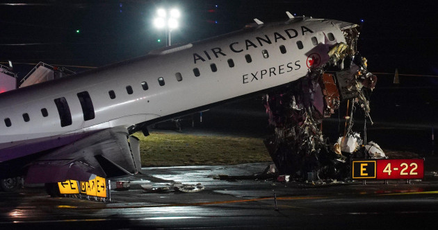 Pilot and co-pilot killed as plane hits fire truck at New York airport